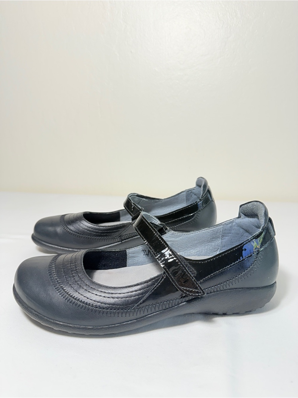 NAOT Black Leather Mary Jane Comfort Shoes Women EU 40 US 9-9.5